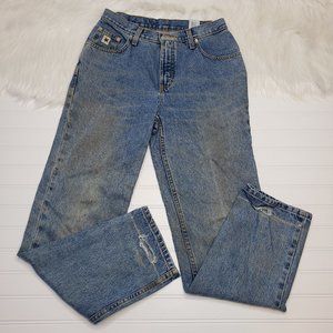 Rockies SLIM Well Built Straight Leg Jeans Western High Rise Distressed Size 9 S